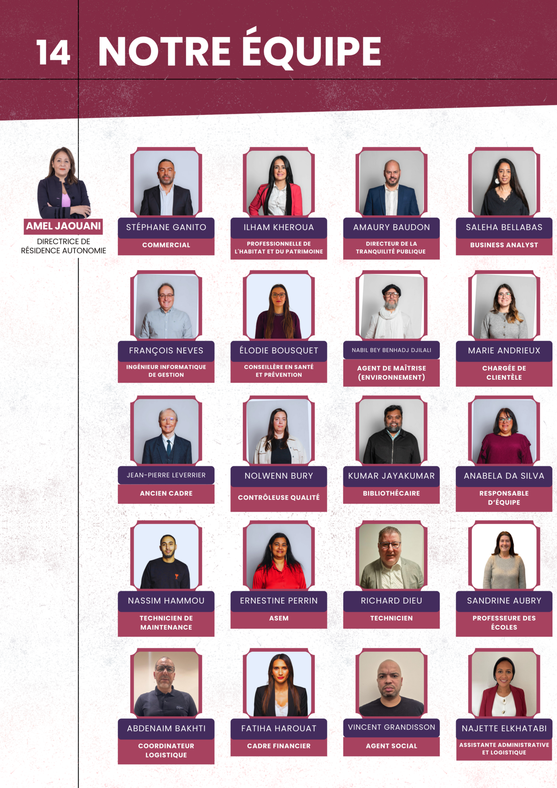 Notre équipe - page 1